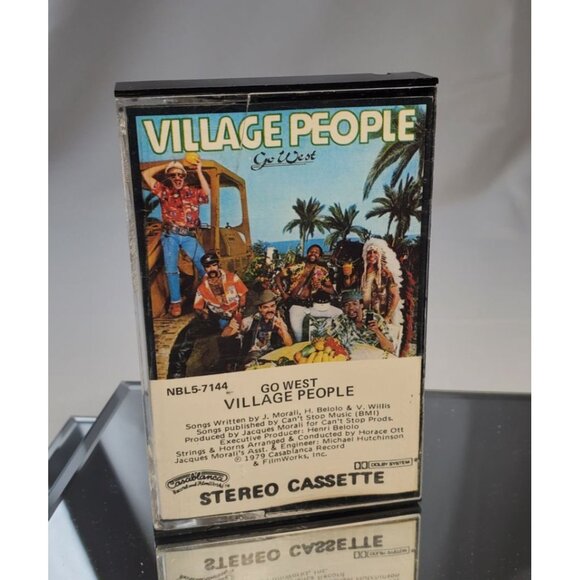 Village People Go West Stereo Cassette Tape NBL5-7144 - Picture 1 of 3